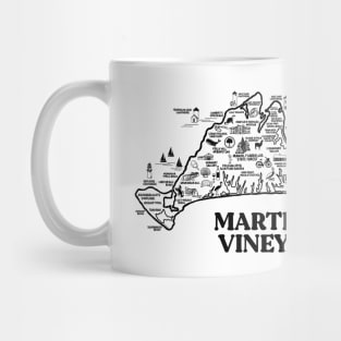 Martha's Vineyard Map Mug